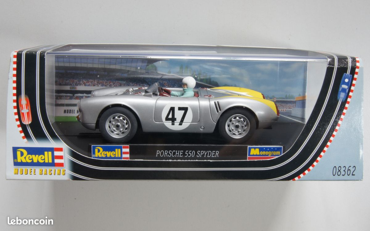 BBR Porsche 550 A Le Mans 1954 N°16 - Miniature 1/43 Résine/métal Noir (boîte Incluse)