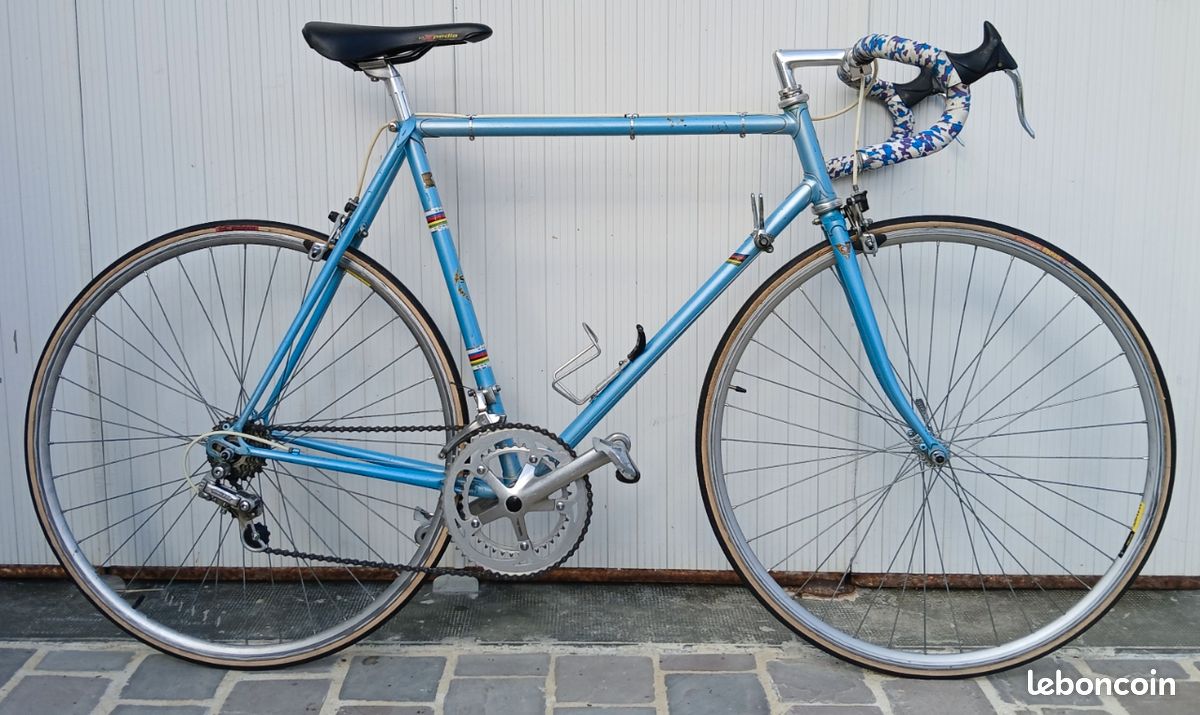 Pédalier Vintage Nervar France Pour Vélo De Route - Conique Carré, Double Plateau, BSA 9/16, Années 70