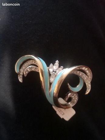 Broche Bijou Vintage Modèle N637 - Occasion (Sans Marque) - Accessoire Rétro