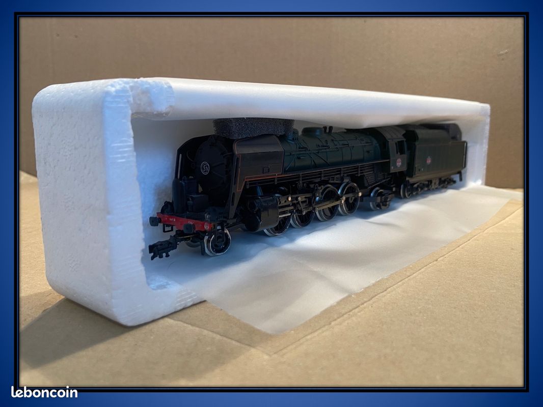 Locomotive Jouef 141 R Charbon (Mikado) - Échelle HO 1/87 - Occasion