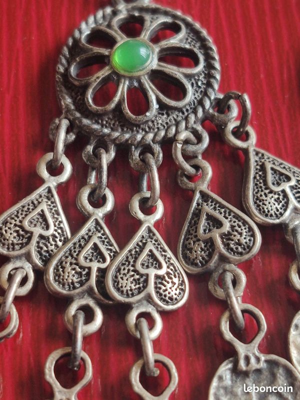 Boucles d'oreilles tribales Kazakhstan (image 9)