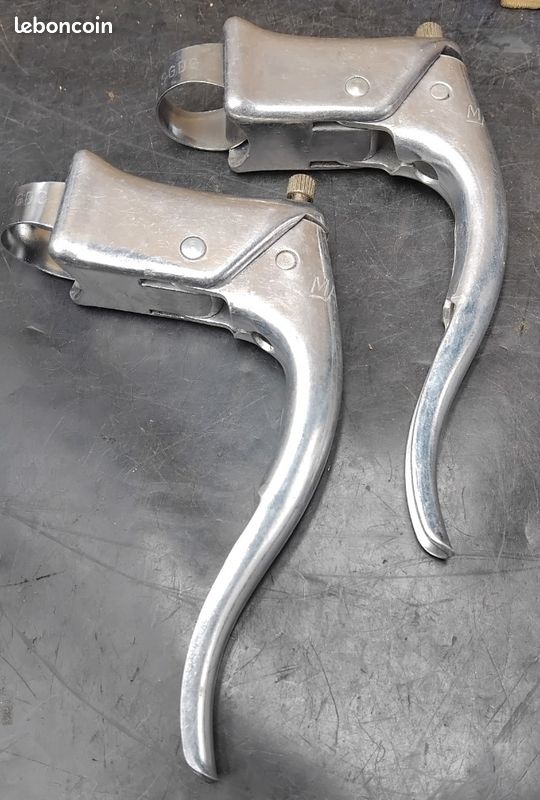 Leviers De Freins MAFAC Hoods Noir Ancien Vélo Course Vintage Eroica