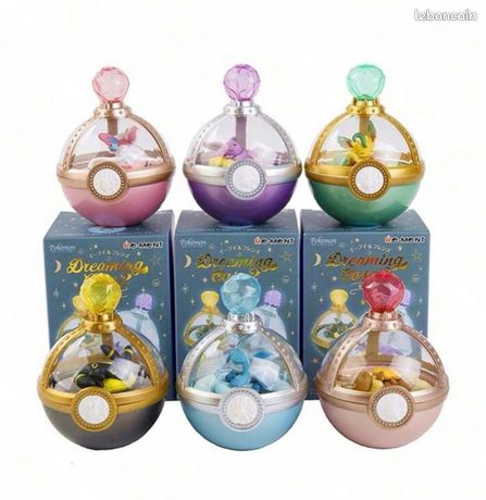 Peluche Pokémon Mentali et Noctali de 18 cm - Jouet en peluche Évoli