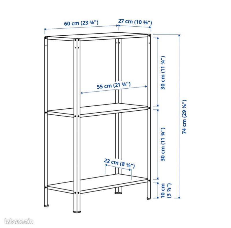 Étagère IKEA Hyllis (image 3)