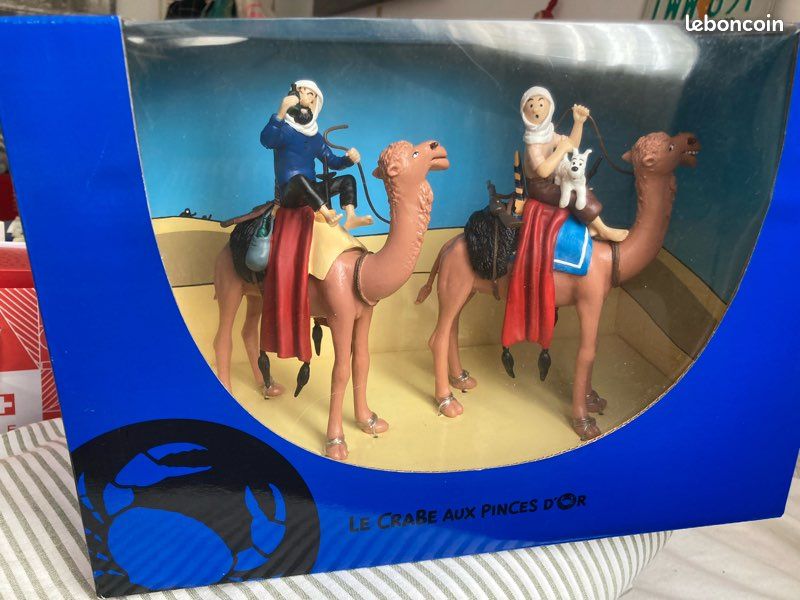 Coffret figurines Tintin du Crabe aux pinces d'or - Collection