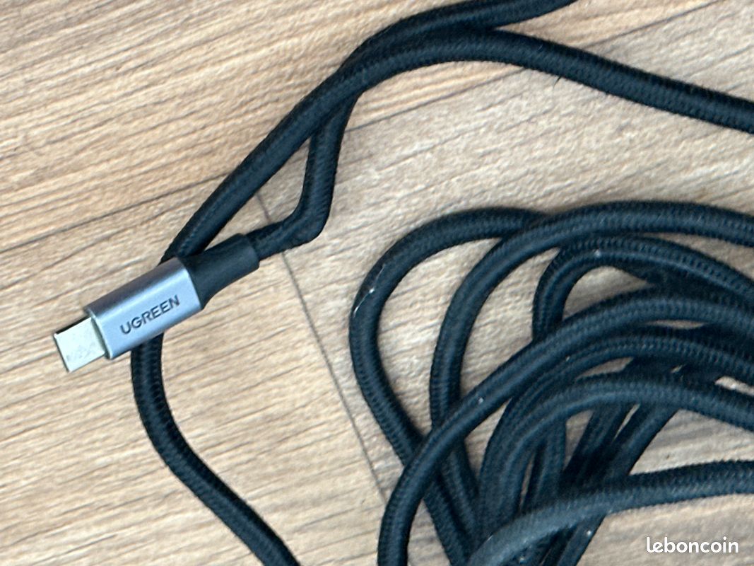 UGREEN Câble USB C Charge Rapide PD 100W 5A 20V Nylon (image 3)