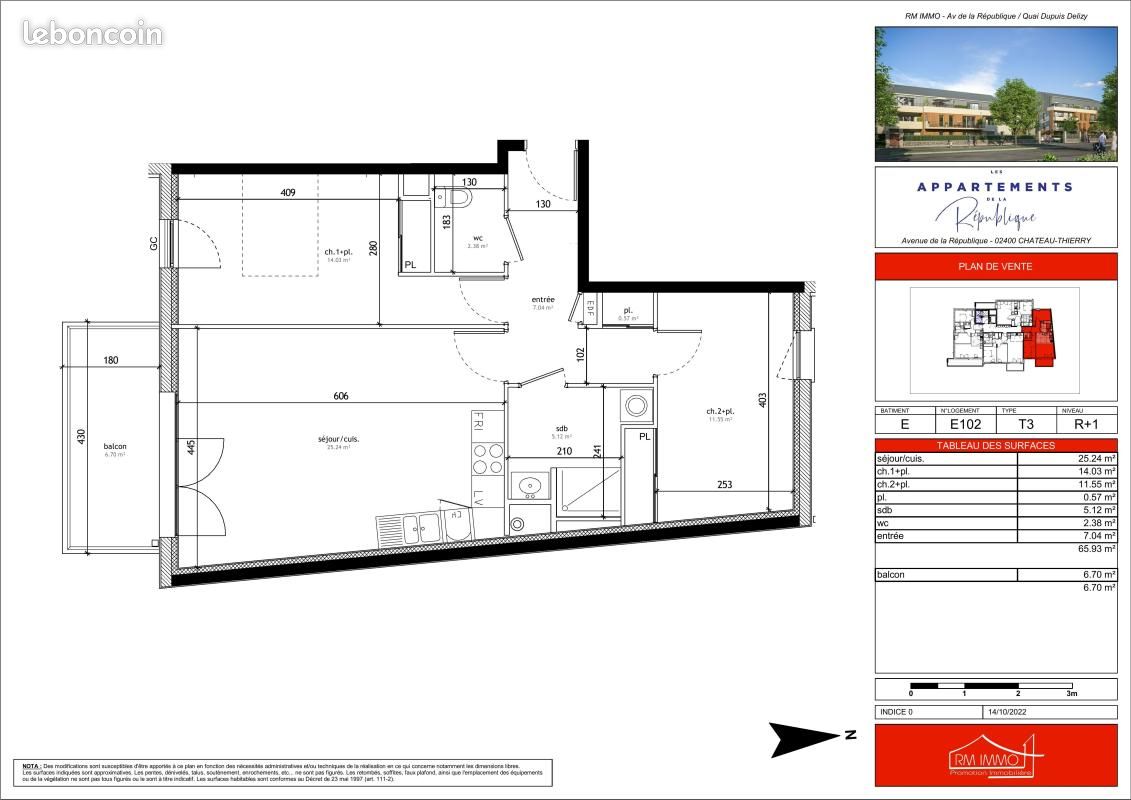 Appartement 3 pièces 65 m² (image 19)
