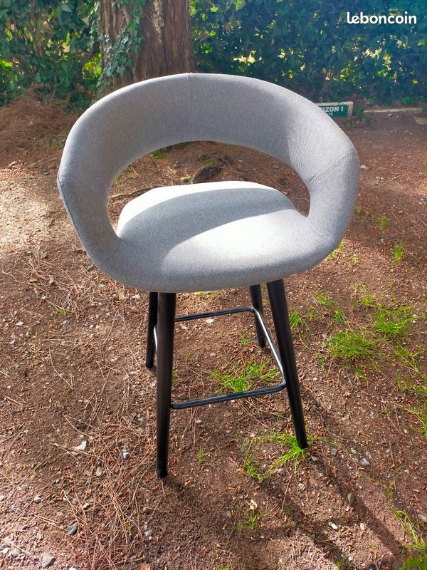 Tabouret Alinéa gris (image 1)
