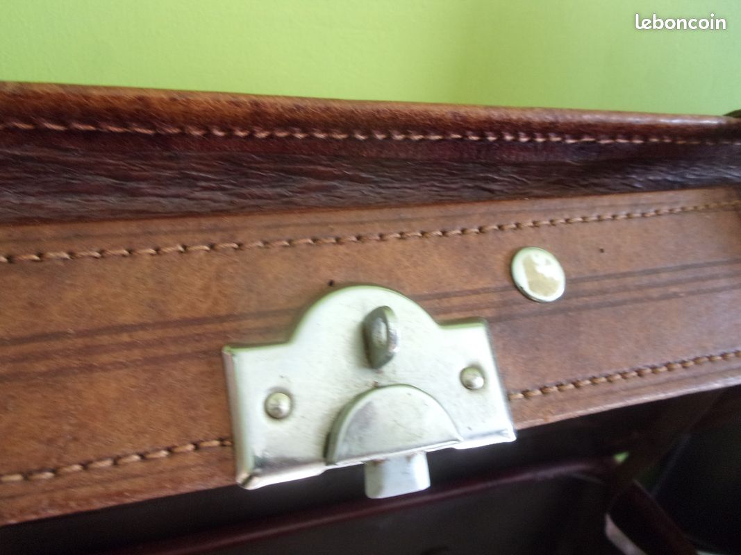 Valise vintage cuir (image 9)