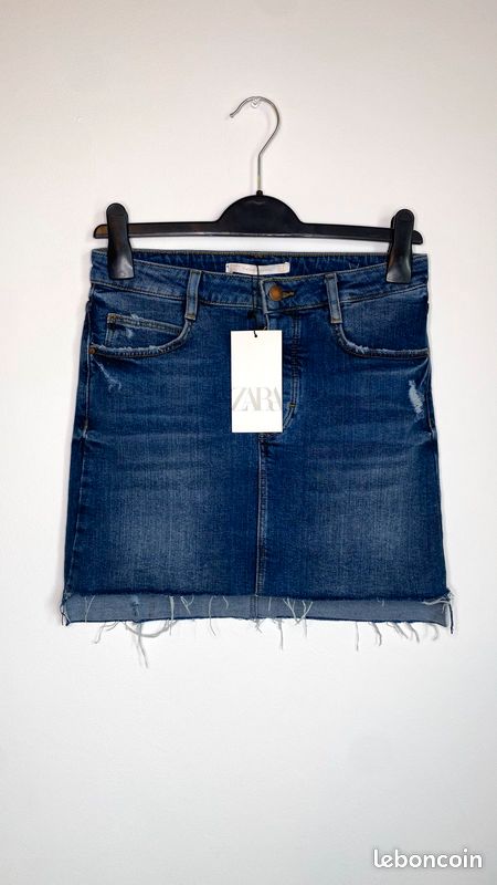 Jupe en jean Zara (image 1)