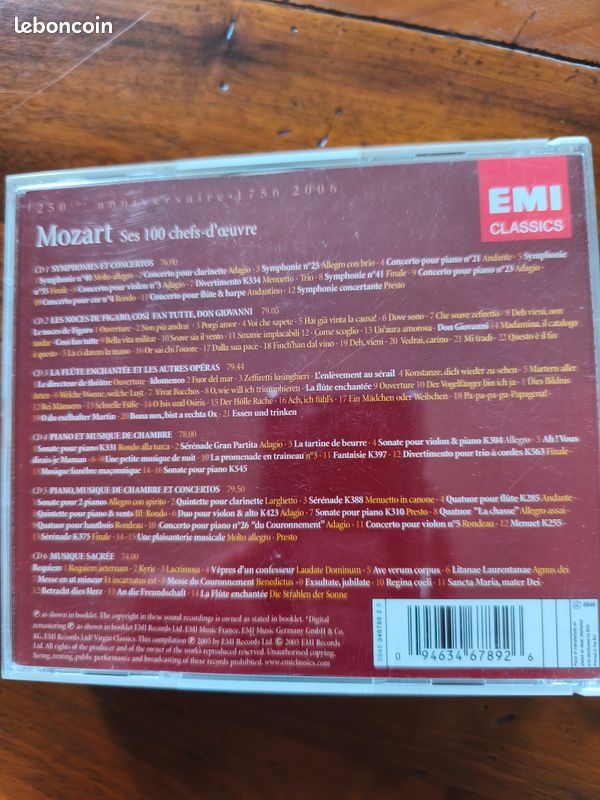 Cd mozart (image 2)