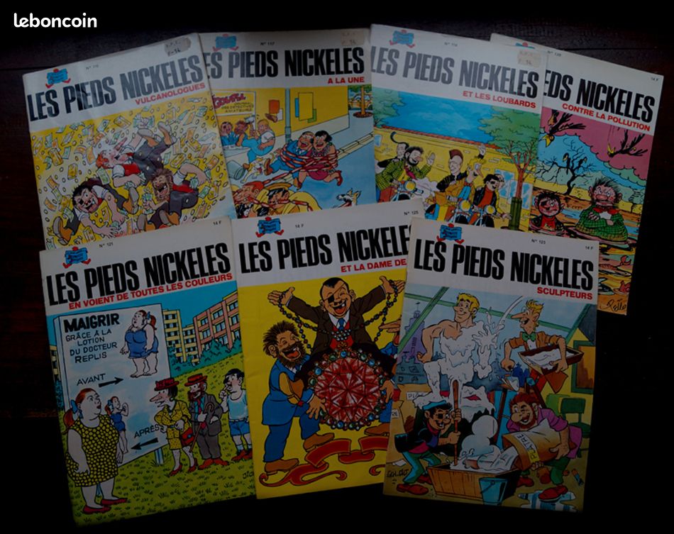 Lot ou détail PIEDS NICKELES éditions originales 57 Albums souples (1967 - 1988) (image 3)