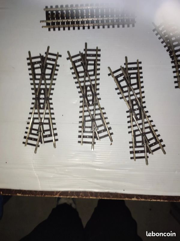 MARKLIN HO VOIE C Gros Lot De 63 Rails Droit Courbes Aiguillage Butoir