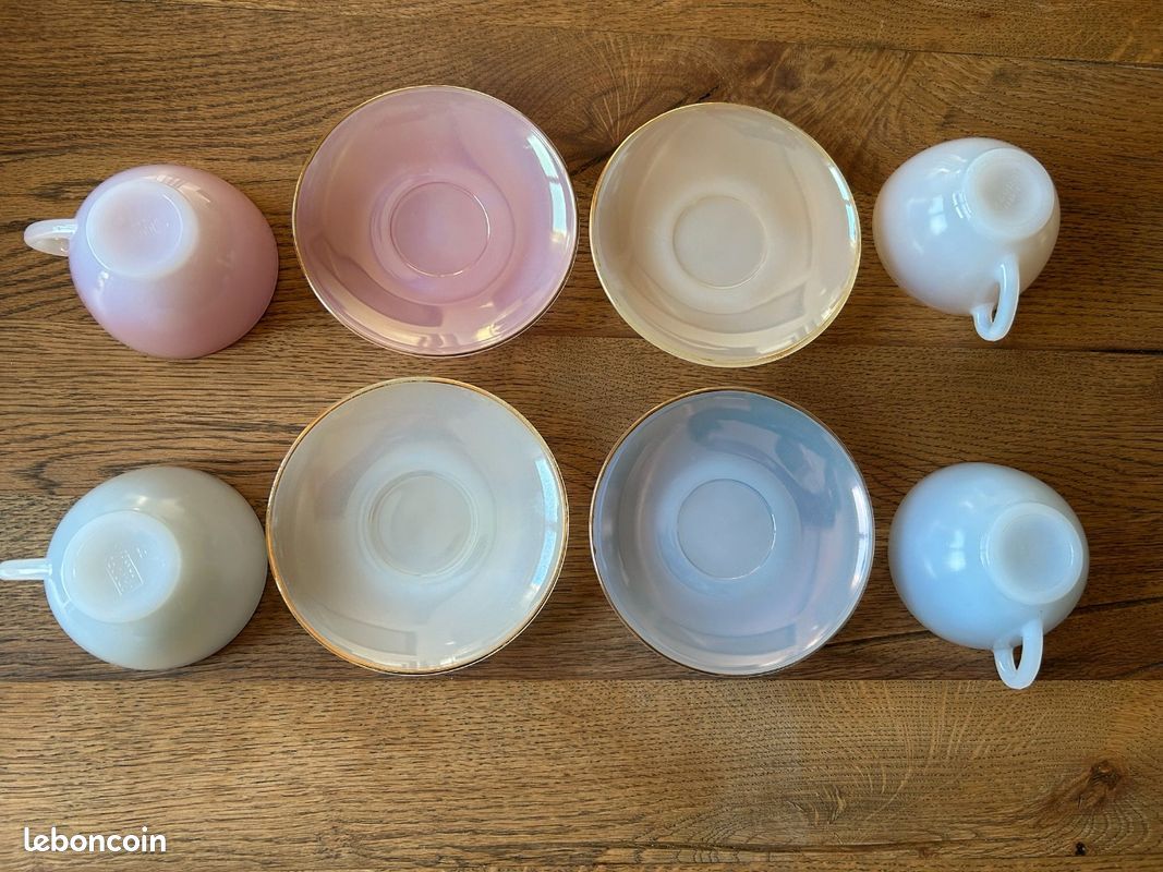 Servce à café Tasses Arcopal vntage Lumnarc Myosots - Etsy France