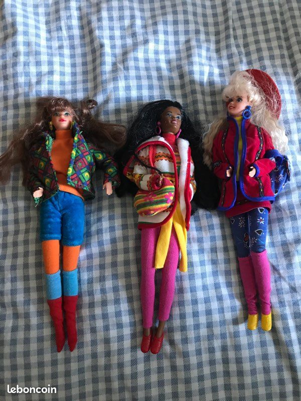 Rare lot de 2 barbies collection benetton (image 1)