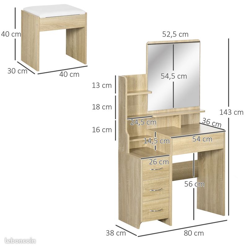 Coiffeuse neuve - Jamais montée (image 2)
