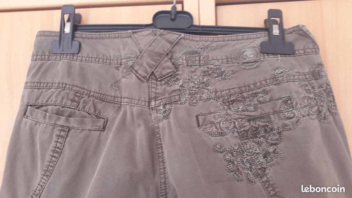 Pantalon casual femme T40 coton (image 1)
