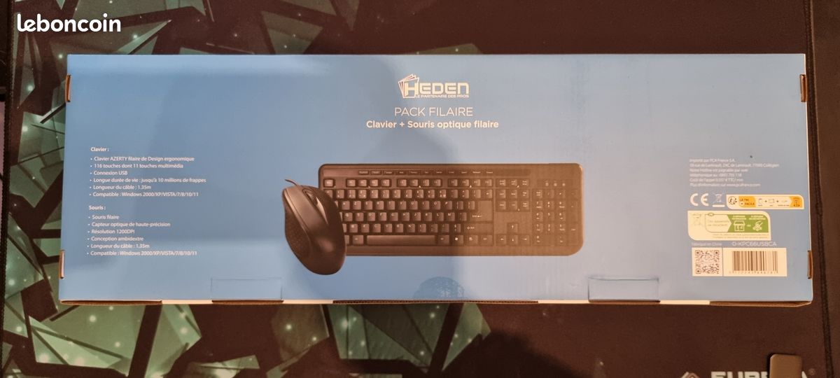 Pack Clavier + souris de PC filaire (image 2)