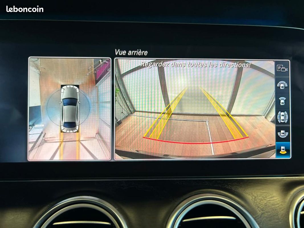 MERCEDES CLASSE E E 220 D - BVA 9G-Tronic BERLINE - AMG Line - TOIT OUVRANT - CAMERA 360 - ENTRETIEN COMPLET - 2EME (image 41)