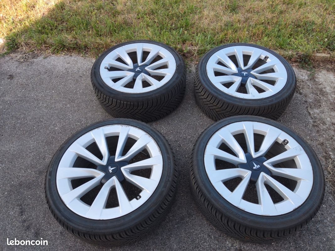 Jantes tesla 19 pouces sport + pneus hiver (image 1)