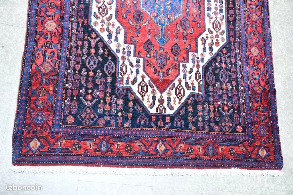 Tapis Senneh persan 158x121 cm (image 4)