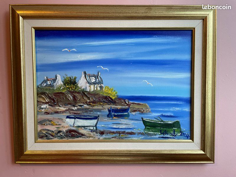 Vends peintures sur toile paysages bretons (image 1)