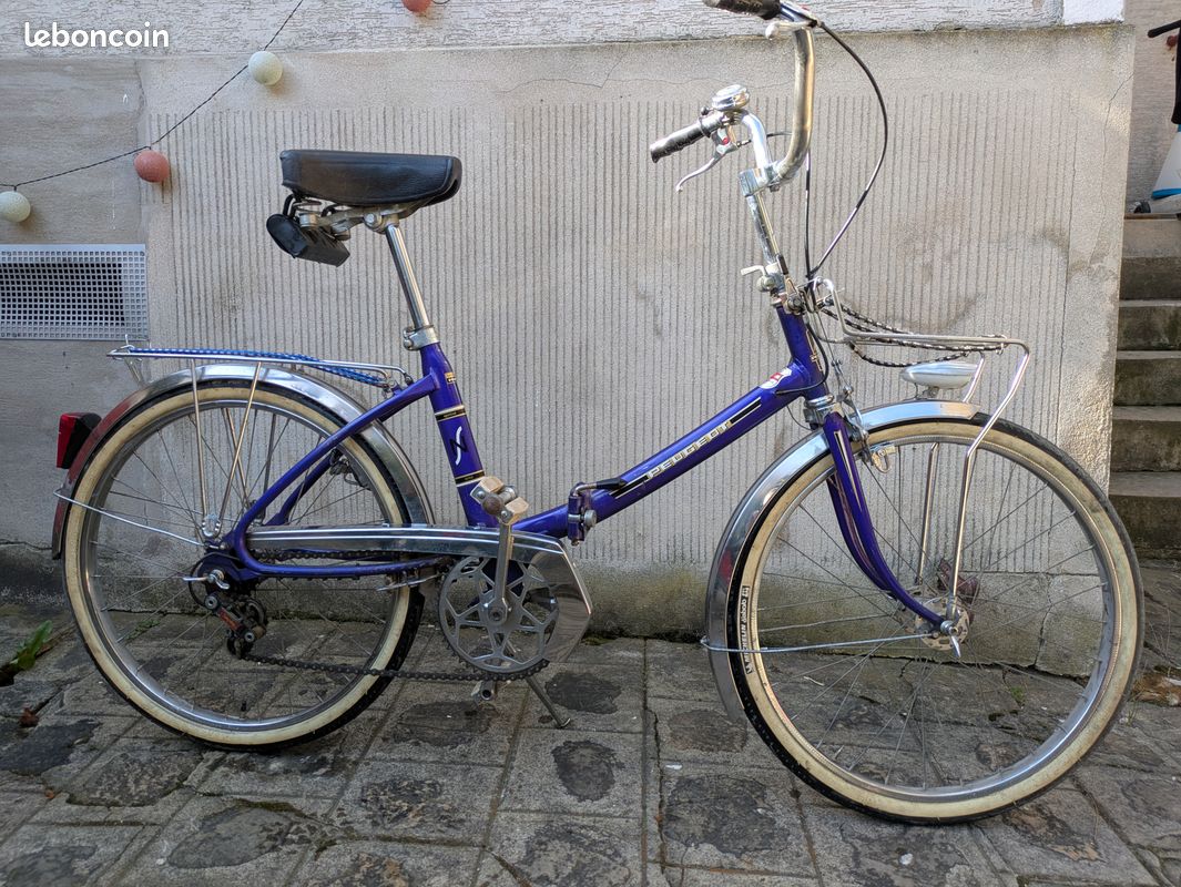 Rare Velo peugeot NS550 pliable ca 1975 quatre vitesses vintage