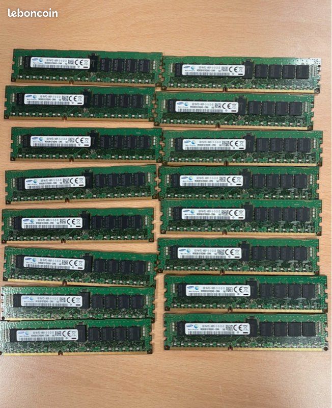 Lot de 16 X 8 Go Ram DDR3 (image 1)