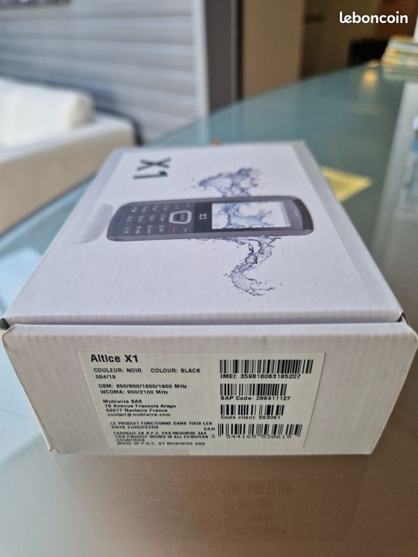 Téléphone portable Mobiwire Altice X1 -25 euros (image 2)