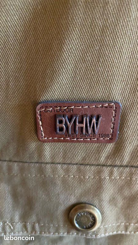 Gilet de travail multipoches beige T.XXL