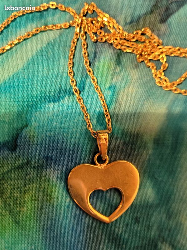 Or Jaune Collier PlaquÃ© Or Collier En Plaqué Or Jaune 18 Carats