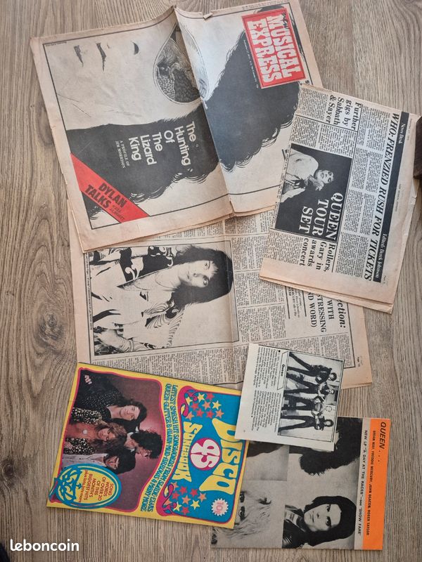 Articles journaux Queen Freddie Mercury (image 1)