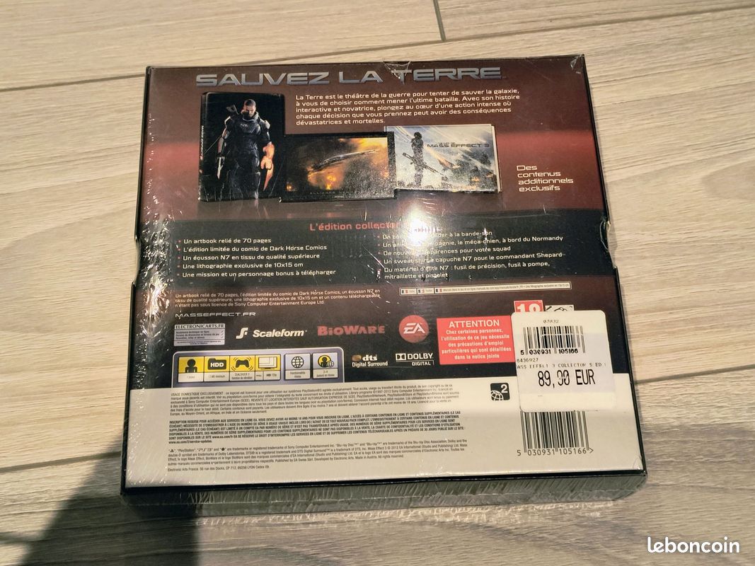 3e exemplaire de Mass Effect 3 Collector Edition Neuf Sous Blister - PS3 - Jeux vidéo