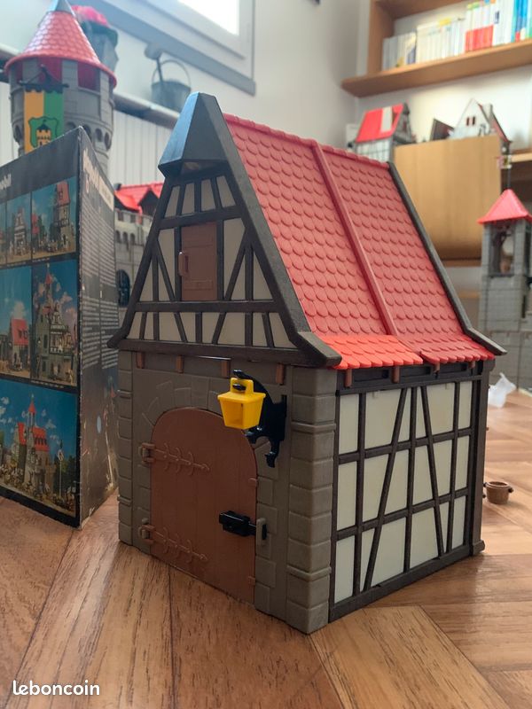 Playmobil 3440 – Maison Médiévale Vintage – COMPLÈTE Avec Boîte