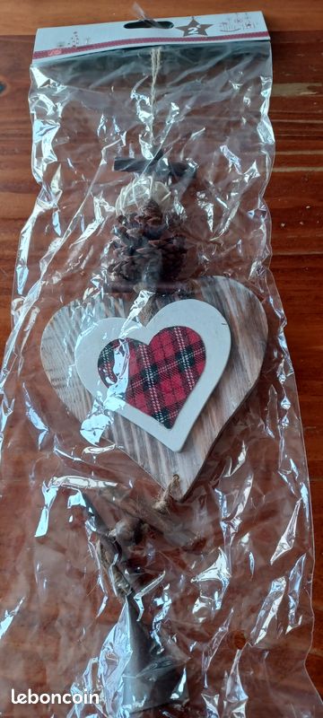 Coeur déco NOEL (image 1)