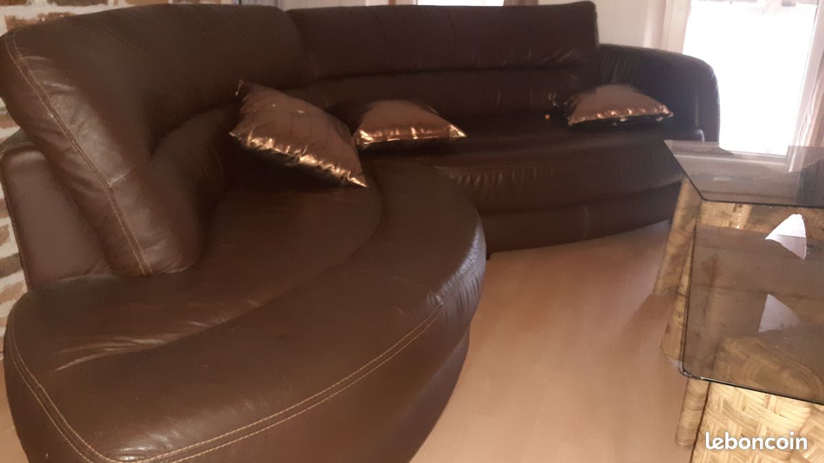 Canapé cuir (image 2)