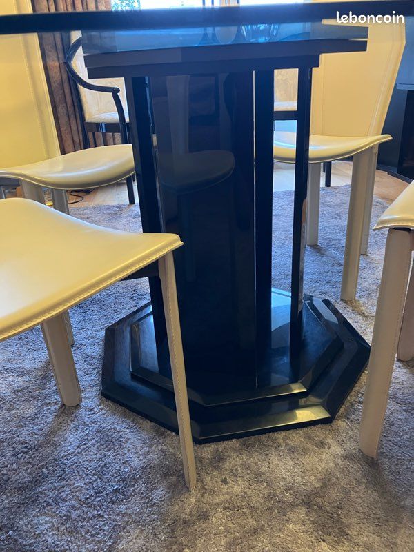 Table en verre octogonale (image 4)