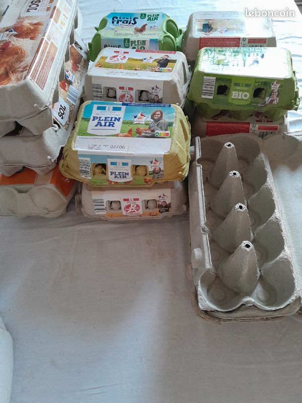 Lot d'emballages 16 boîtes à oeufs 3e 🥚 🐔 (image 1)