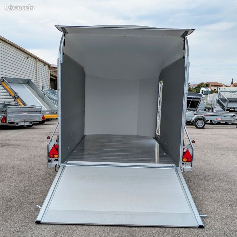 Remorque Fourgon Debon Roadster Blanc 700 - 2600 kg PTAC Aluline (image 2)