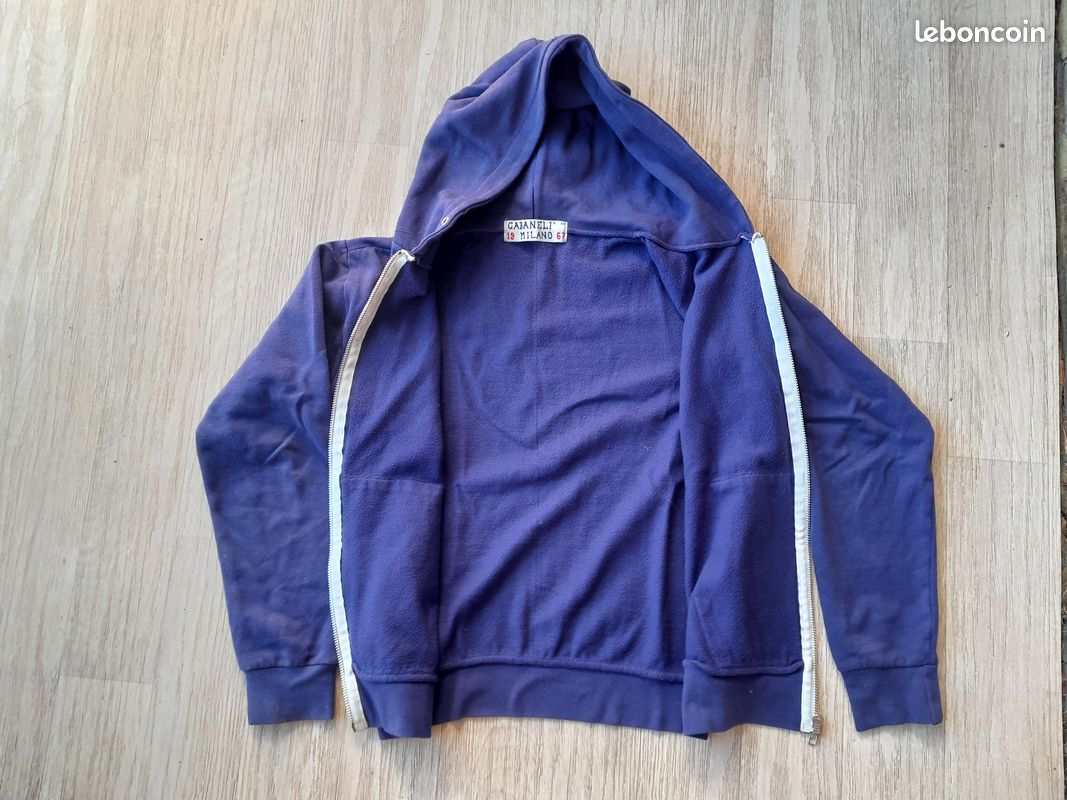 Gilet zippé / sweat femme XS Cabaneli Milano (image 2)
