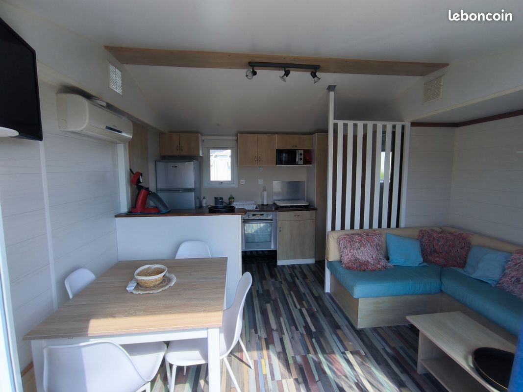 Location mobil-home 4 pers camping la falaise Equihen plage (image 4)