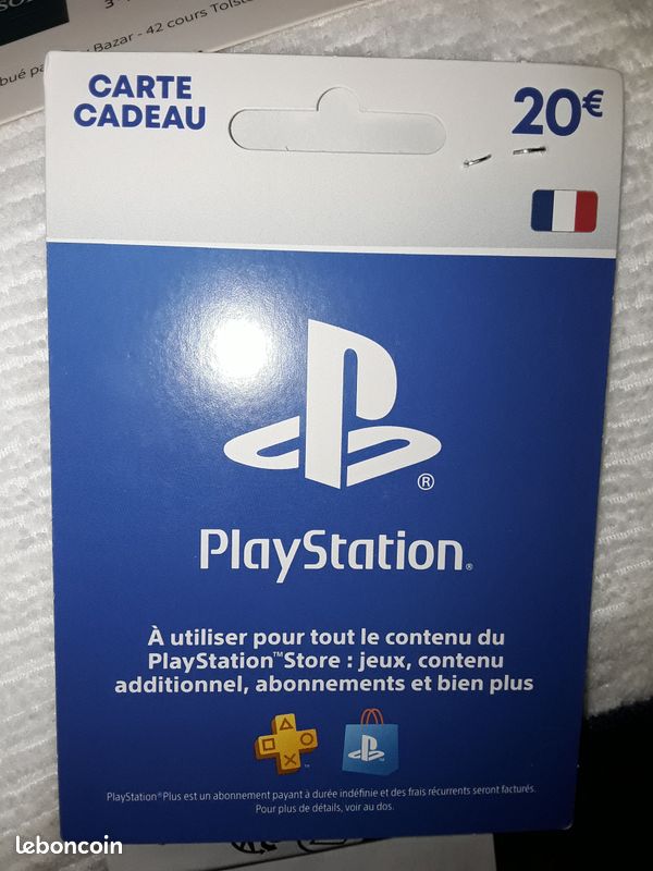 Carte jeu PlayStation (image 2)