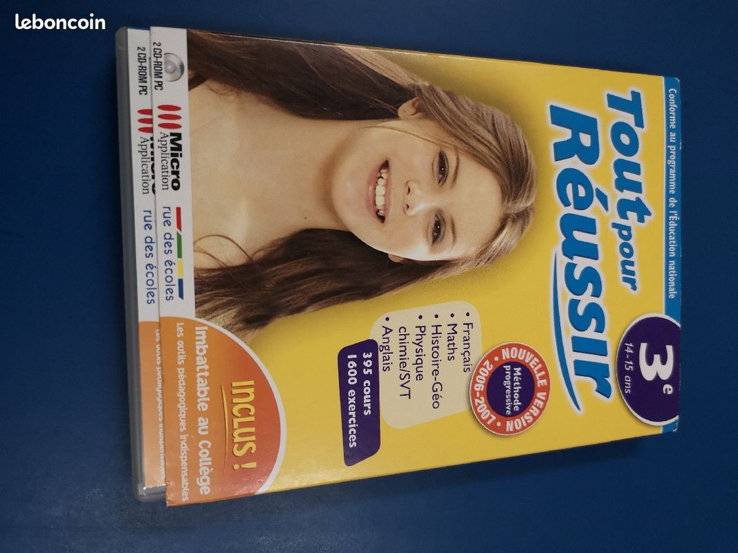 CD ROM Tout pour réussir son année de 3eme Collége (image 2)