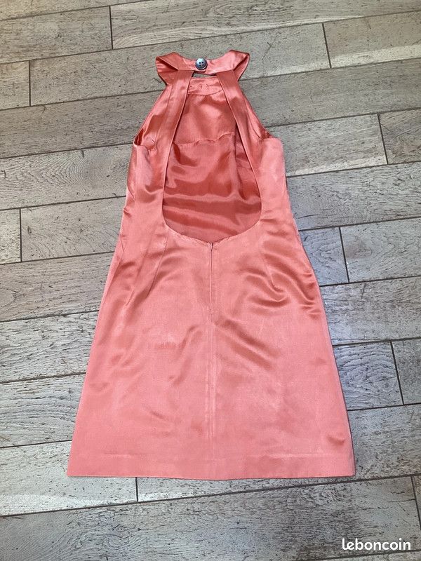 Robe de cocktail orange vintage Tara Jarmon Vêtements