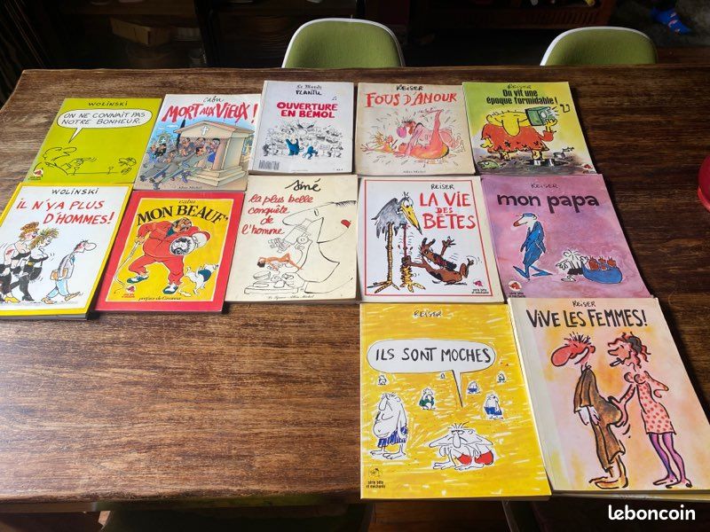 Collection livres BD Reiser, Cabu, Wolinski (image 4)