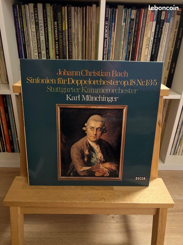 J C Bach symphonie pour double orchestre op18 nb 1.3.5 - Karl Münchinger (image 1)