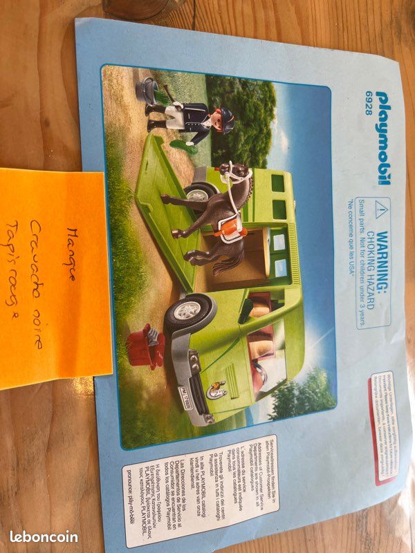 Playmobil 6928 Cavalier avec van et cheval (image 1)
