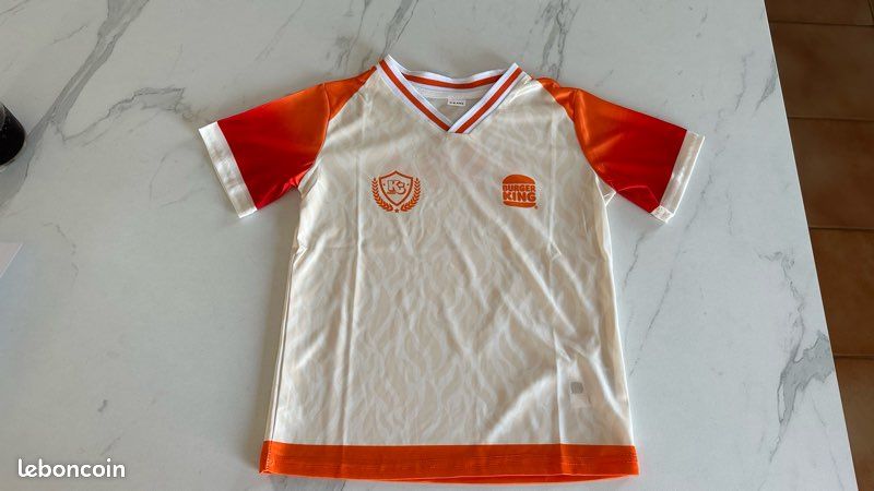 Lot Duo Maillots foot adulte et enfant Burger King (image 2)