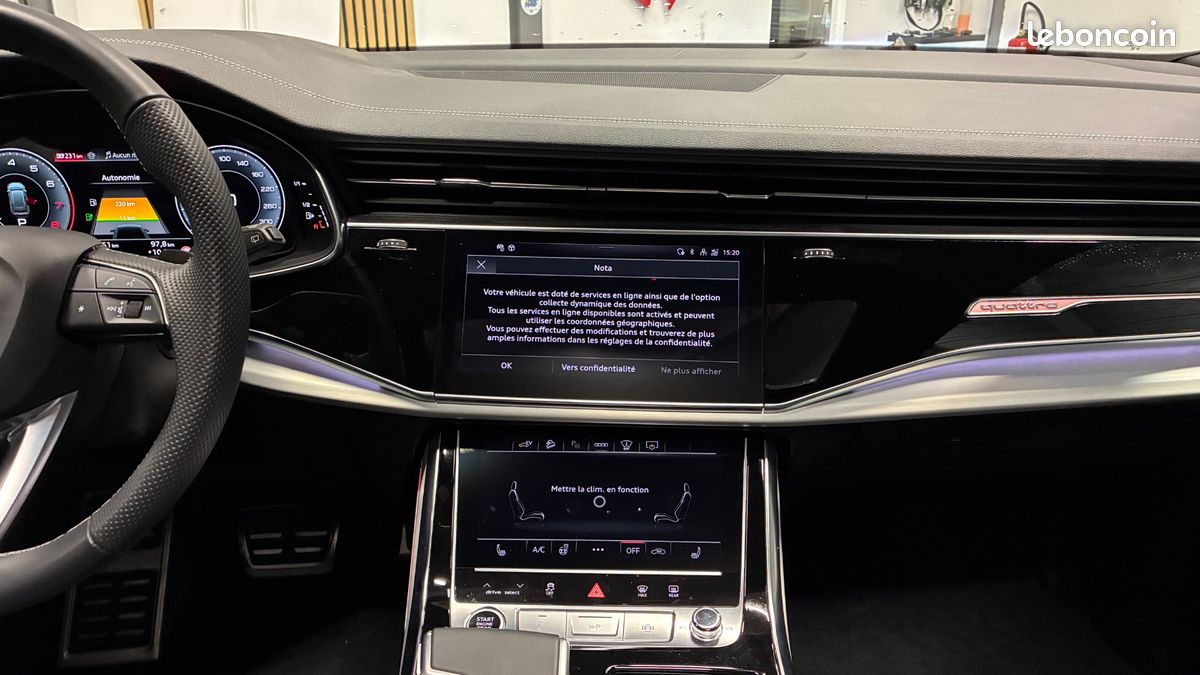 AUDI Q8 3.0 55 TFSIE 394H 340 PHEV HYBRID 25.9KWH S-LINE QUATTRO TIPTRONIC BVa (image 26)