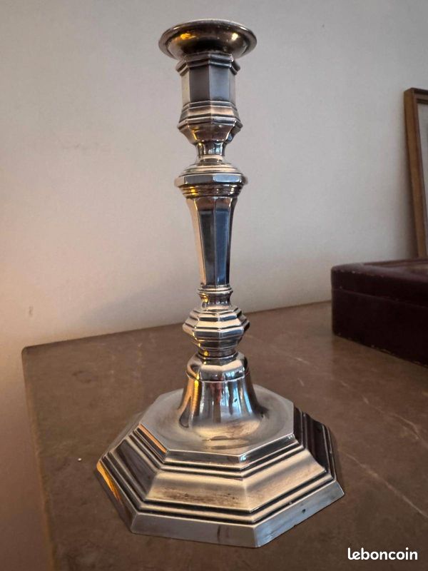 Bougeoir de Chambre Argenté Vendôme - Vintage